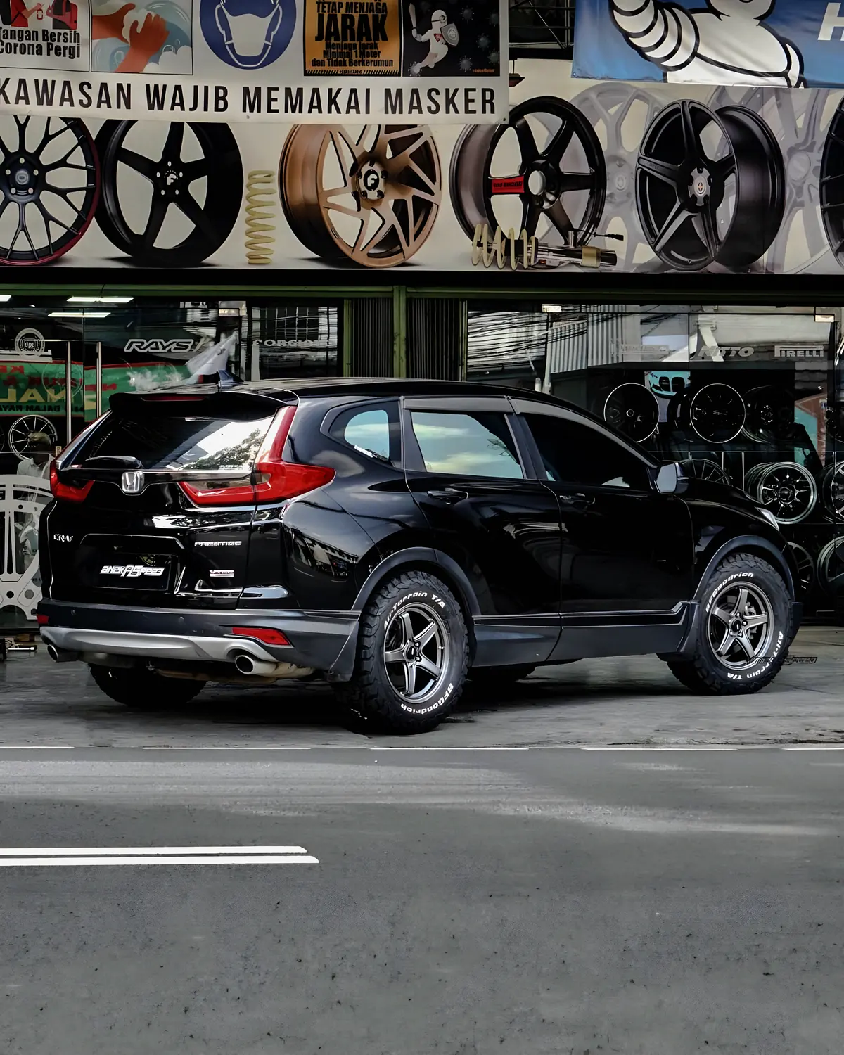 Honda CR-V from the rear