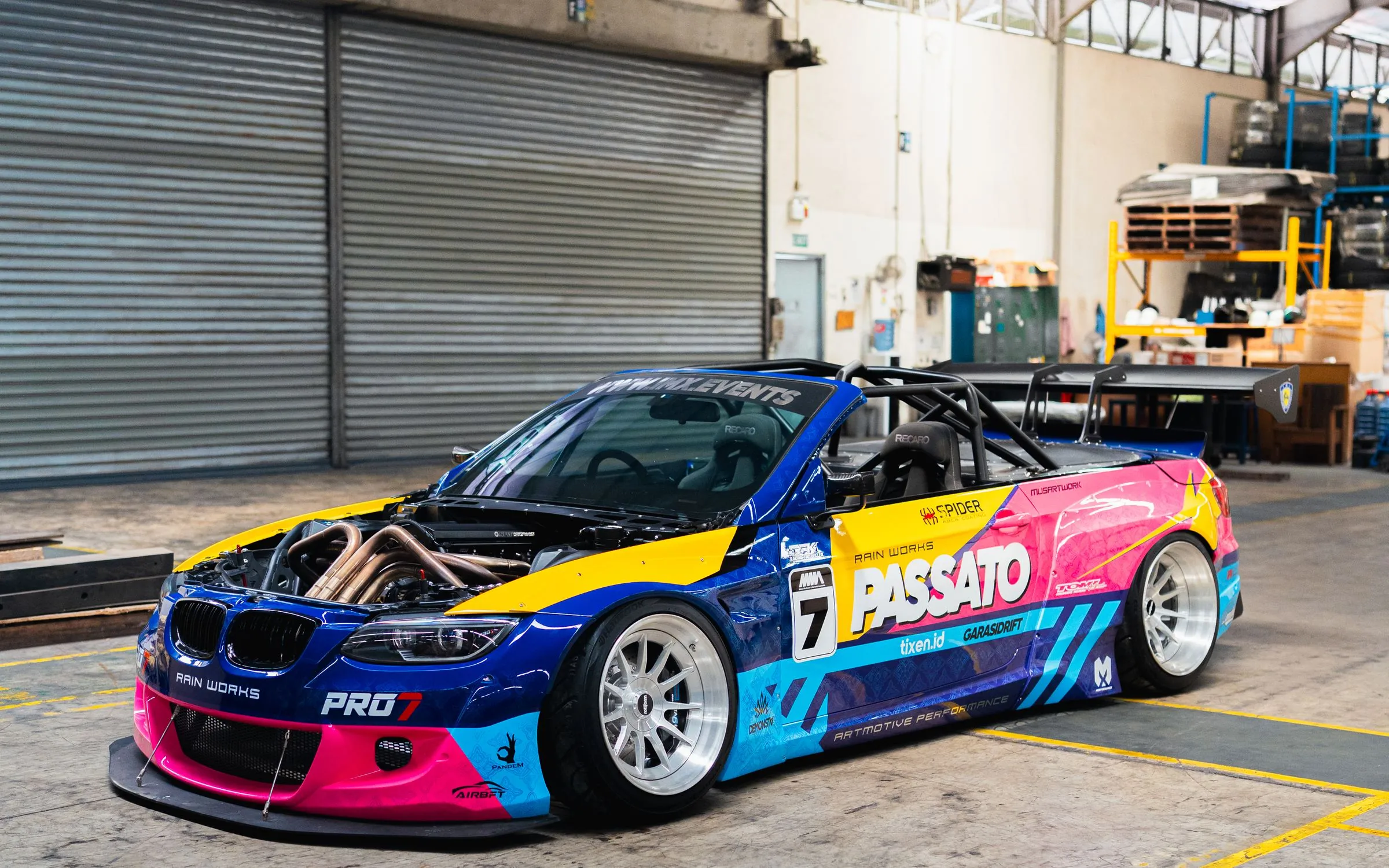 BMW Passato, the Passato-liveried widebody BMW owned by Passato Garage, bound for SEMA Show 2026
